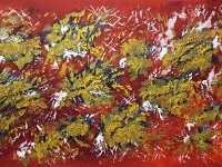 Le nuvole  Olio su tela - 40 x 80